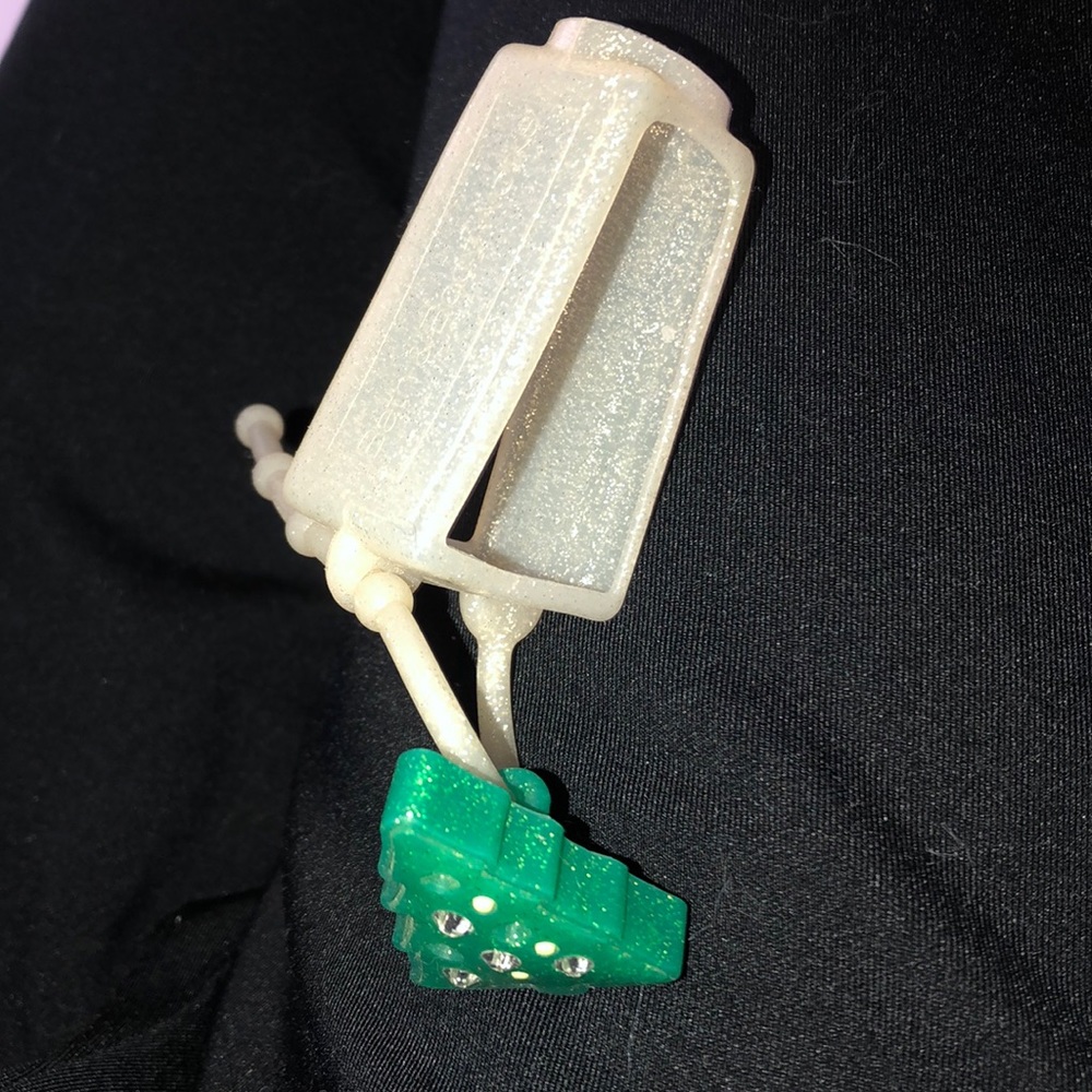 Light up Christmas tree hand sanitizer holder